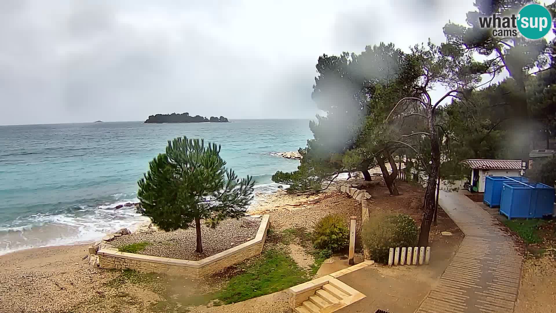 Camera en vivo Borik playa Rovinj – Istria