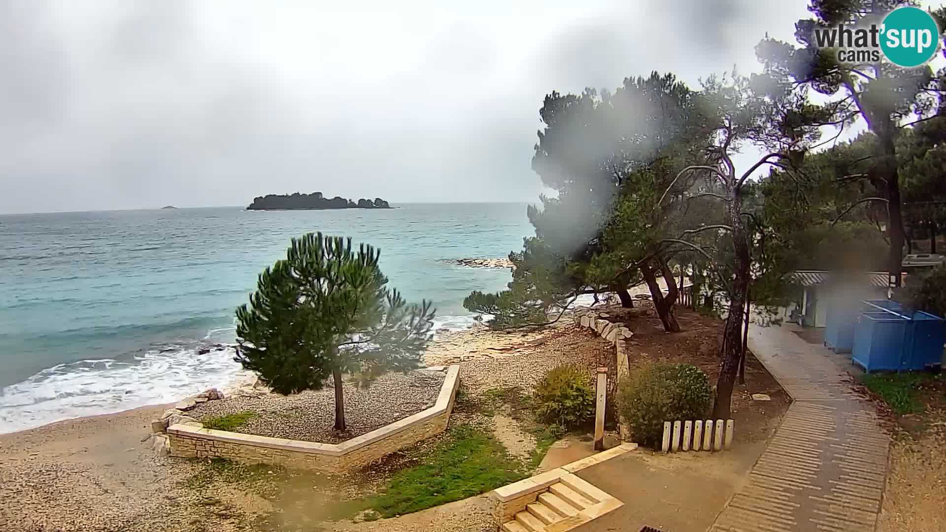 Webcam Spiaggia Borik a Rovigno – Istria