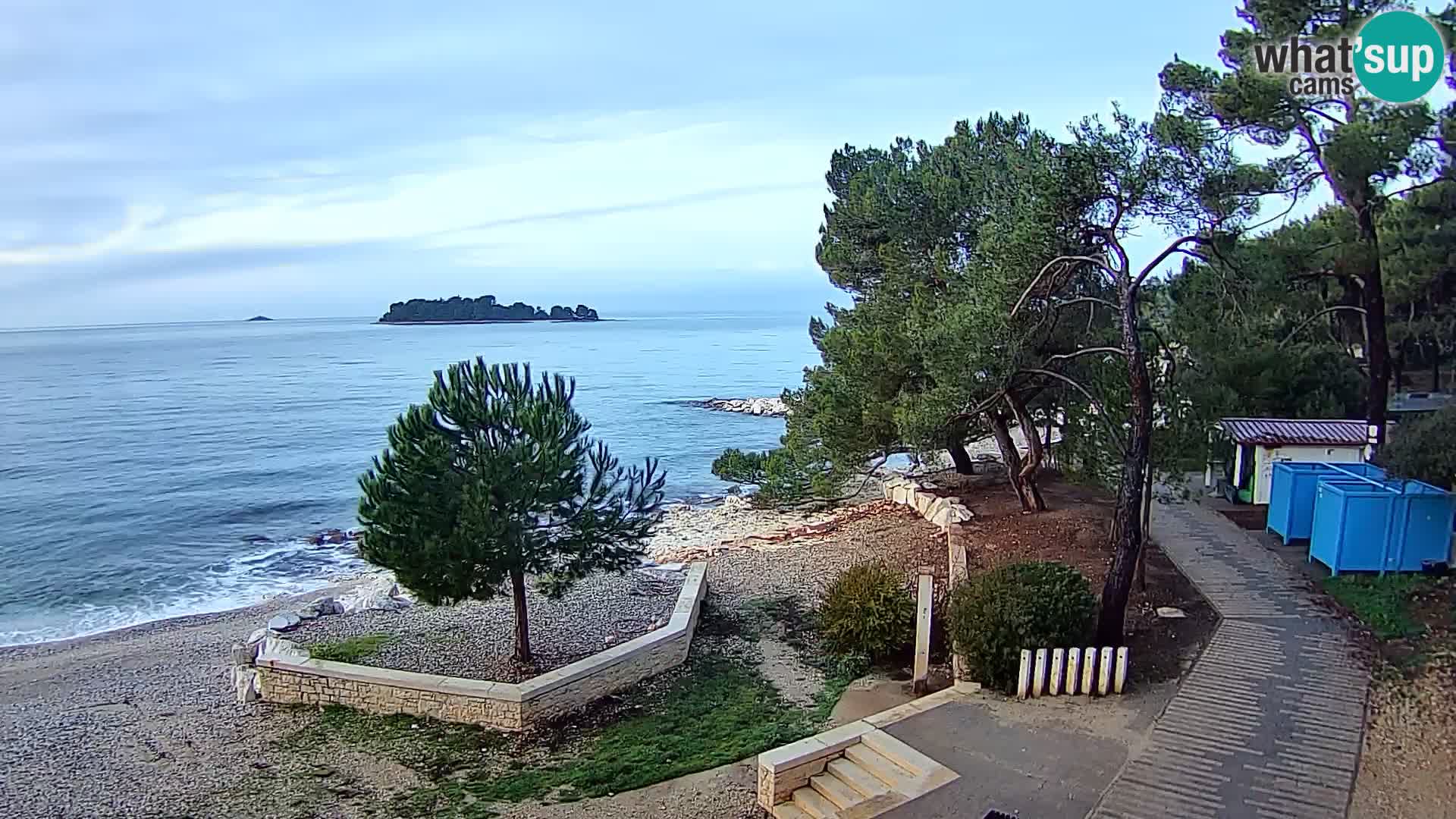 Camera en vivo Borik playa Rovinj – Istria