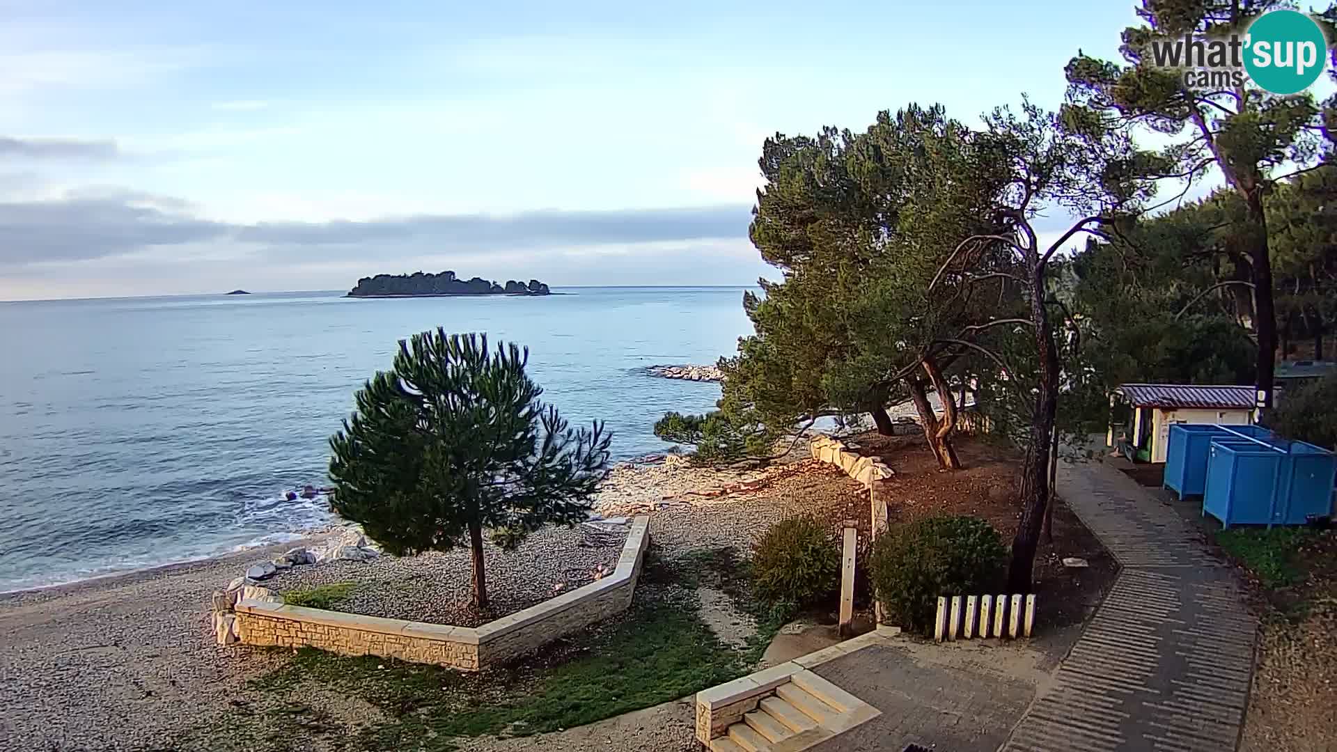 Web kamera Borik plaža Rovinj – Istra
