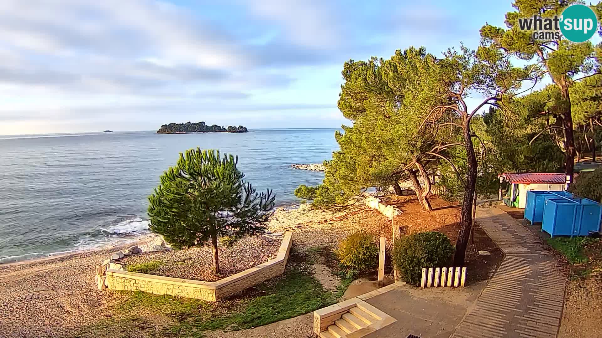 Camera en vivo Borik playa Rovinj – Istria