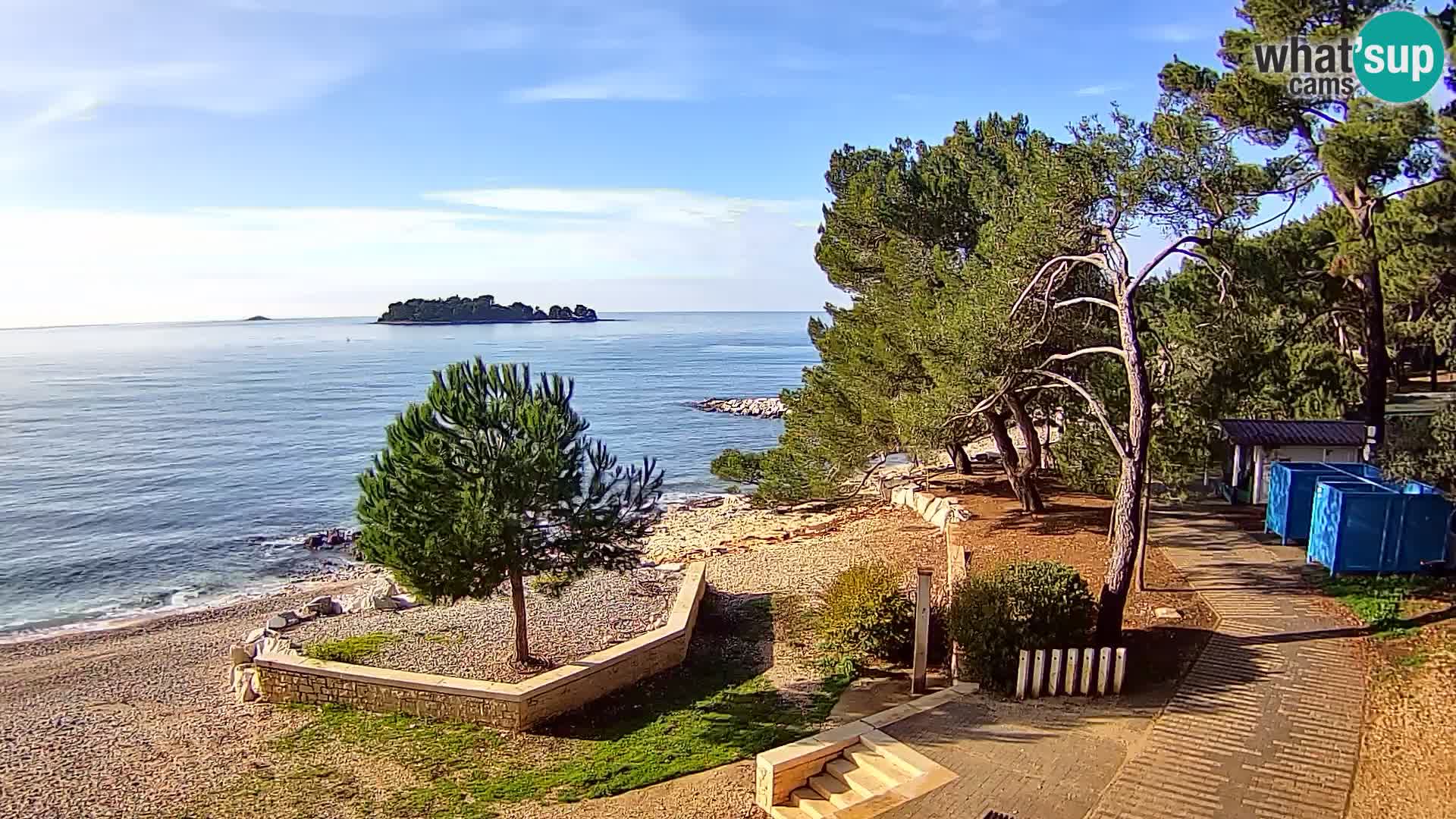 Livecam Borik plage Rovinj – Istrie