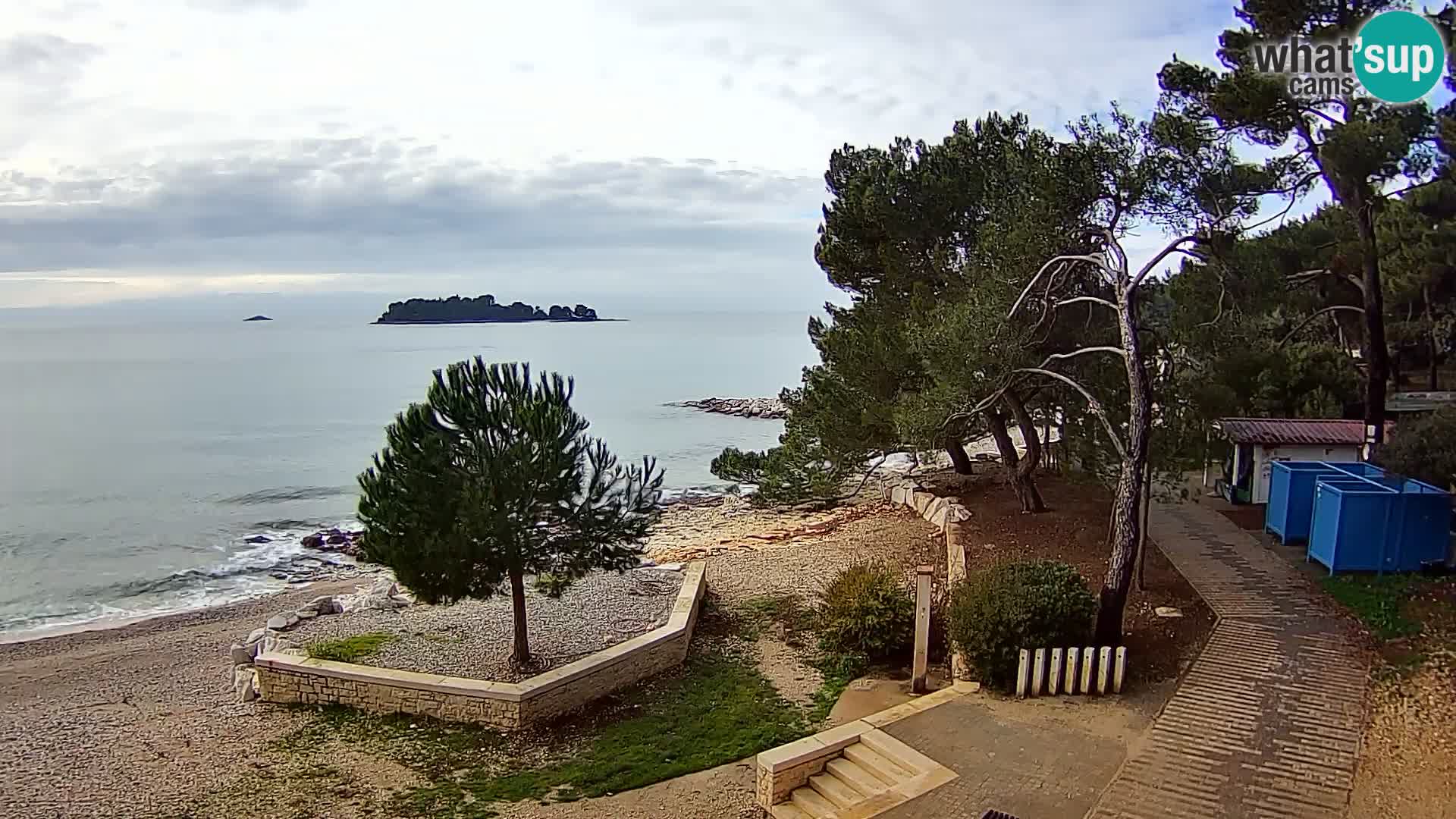 Web kamera Borik plaža Rovinj – Istra