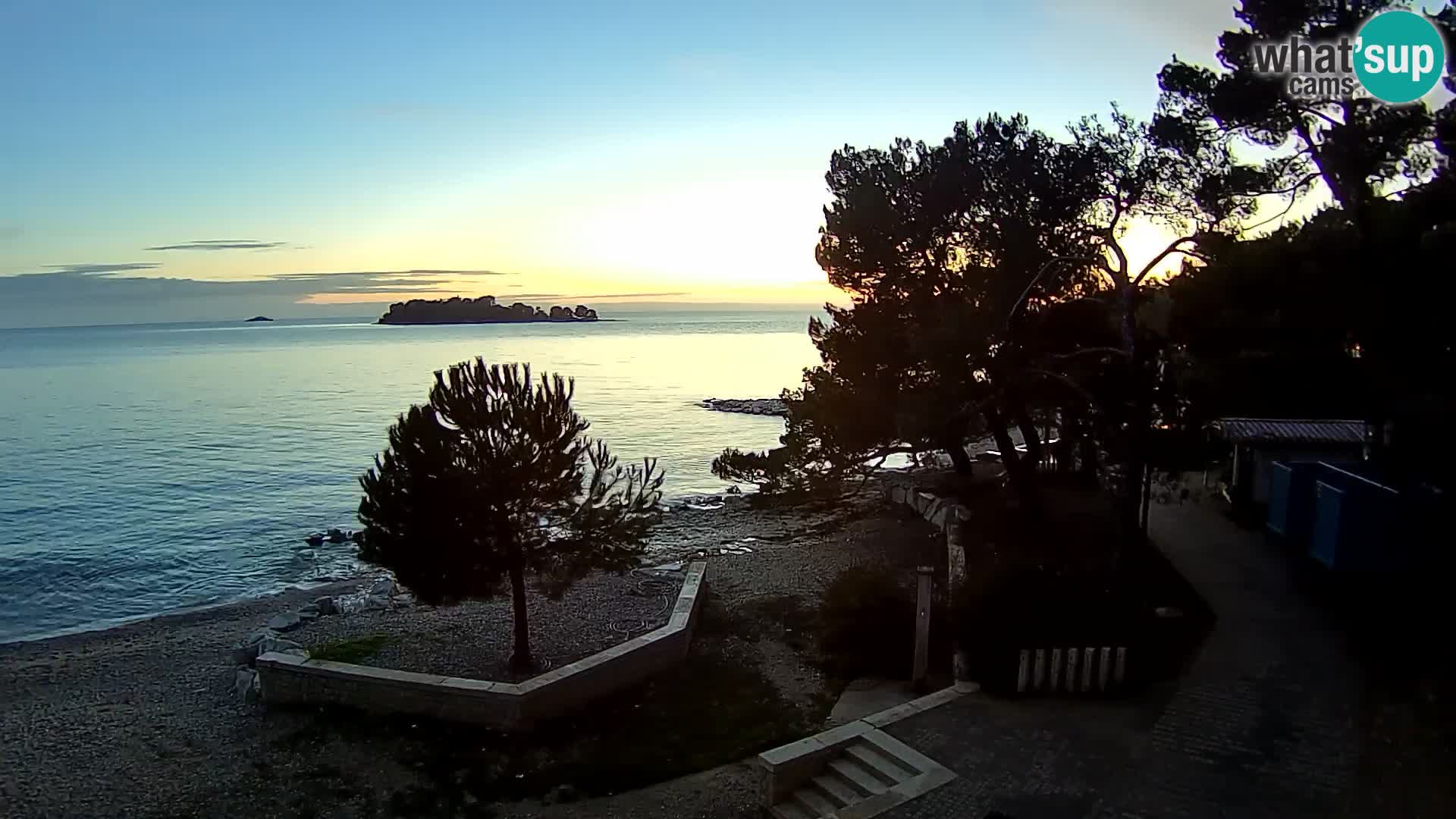 Camera en vivo Borik playa Rovinj – Istria