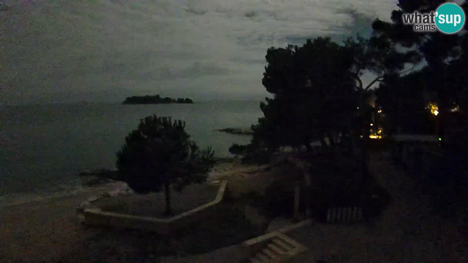 Spletna kamera plaža Borik Rovinj