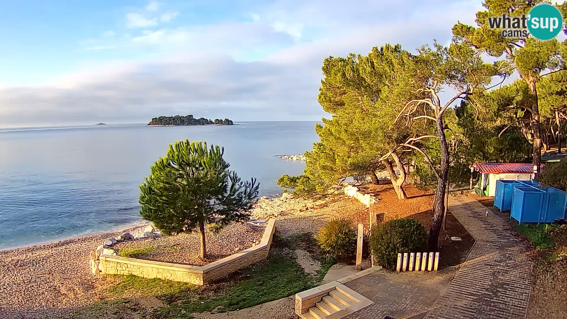 Web kamera Borik plaža Rovinj – Istra