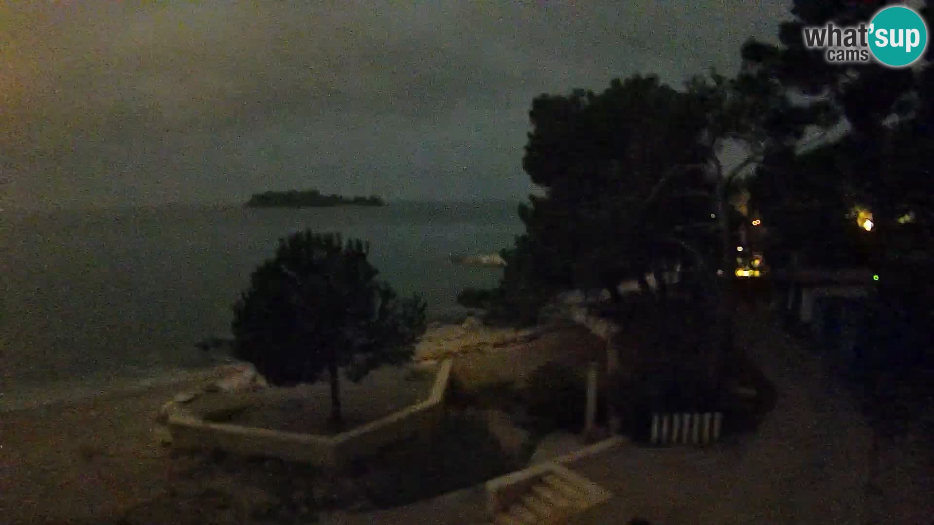 Spletna kamera plaža Borik Rovinj