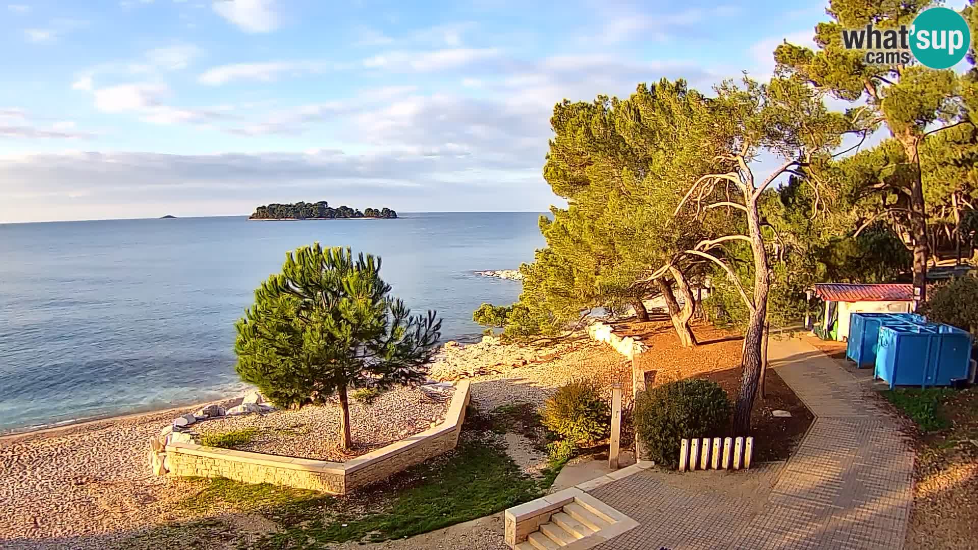 Livecam Borik plage Rovinj – Istrie