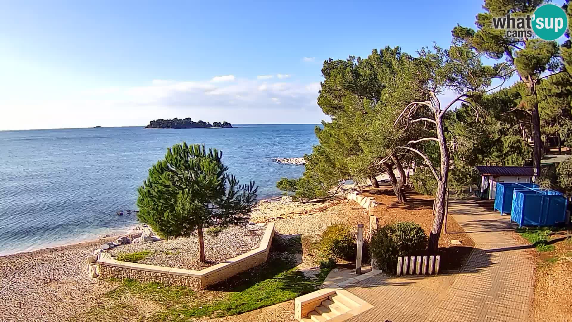 Livecam Borik plage Rovinj – Istrie