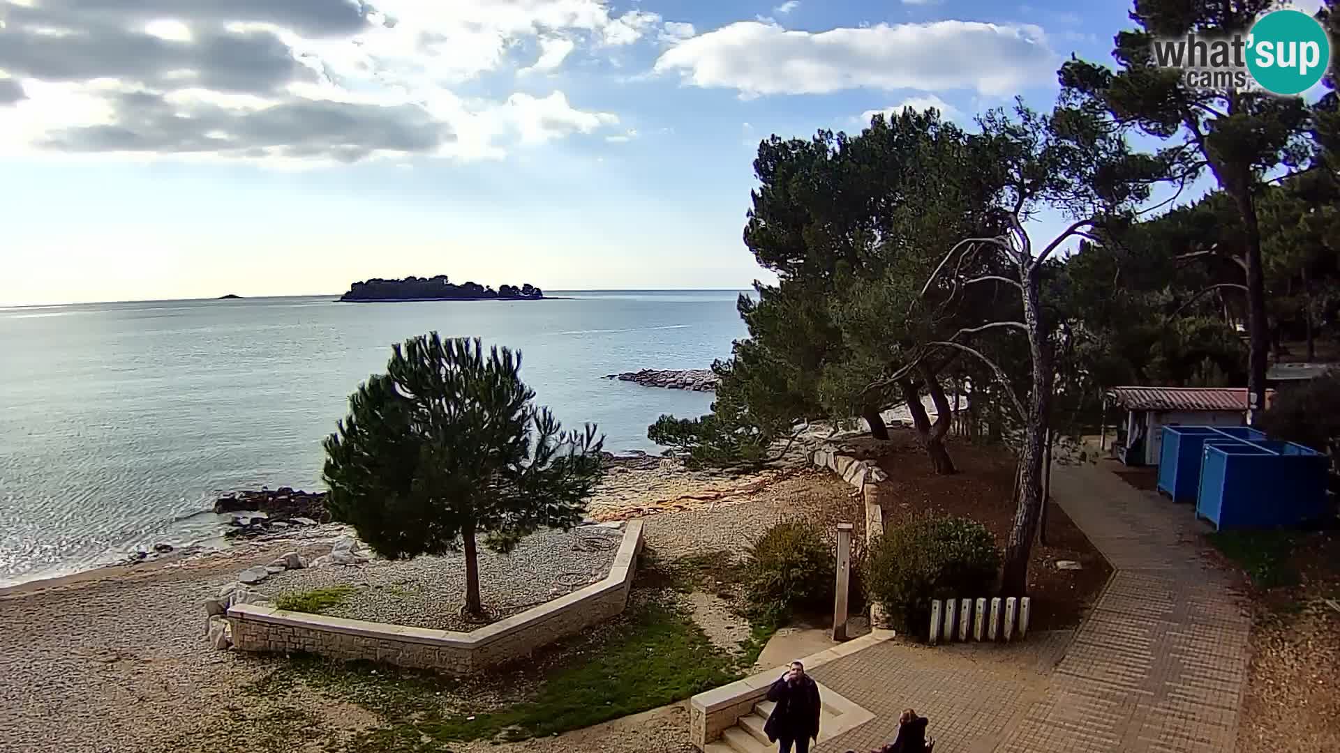 Webcam Spiaggia Borik a Rovigno – Istria