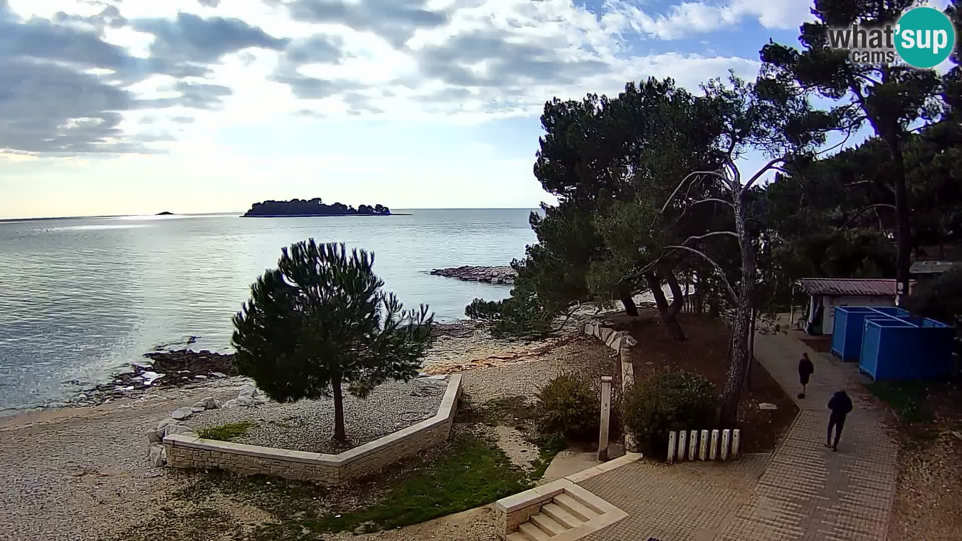 Webcam Spiaggia Borik a Rovigno – Istria