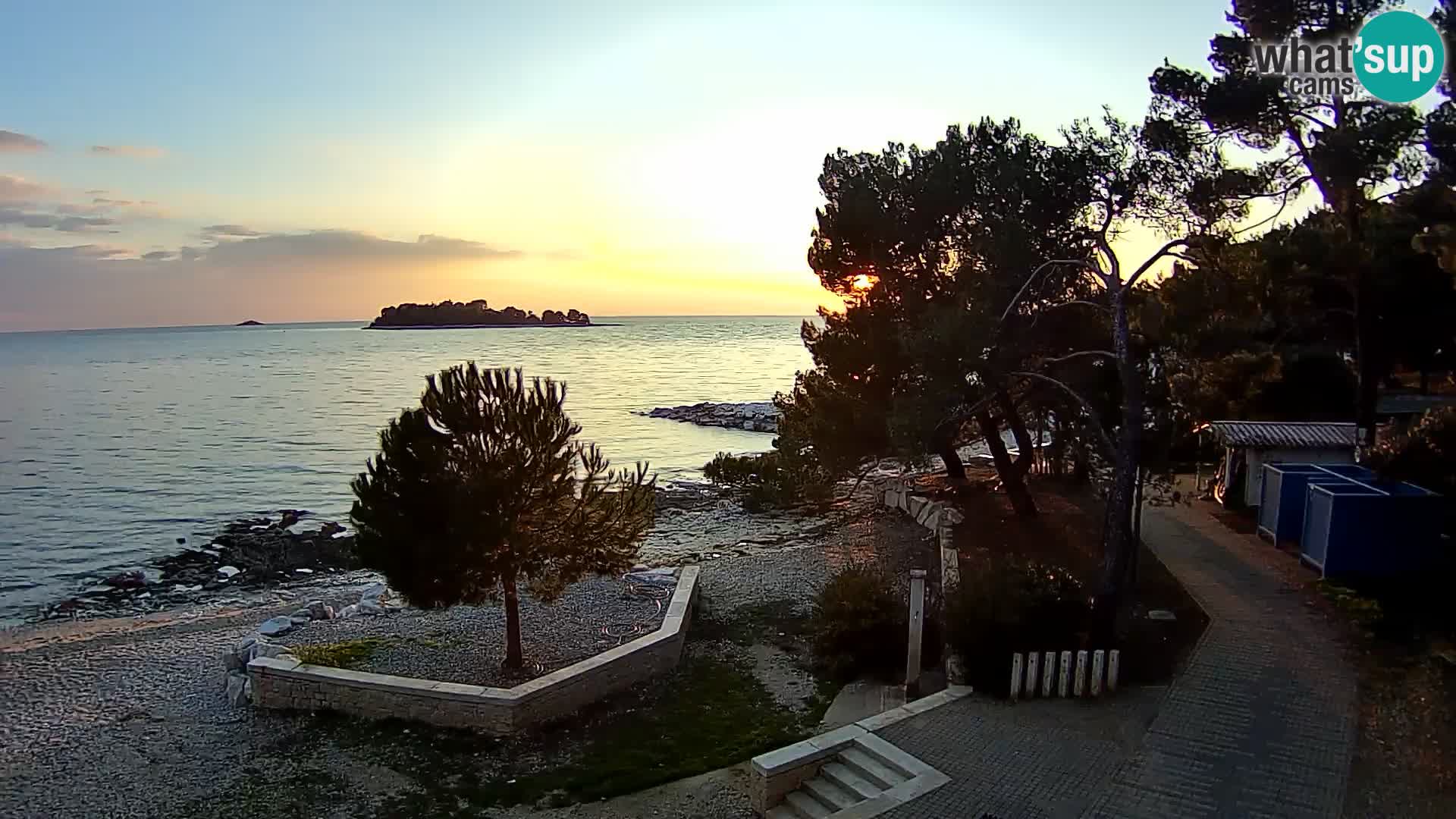 Livecam Borik plage Rovinj – Istrie