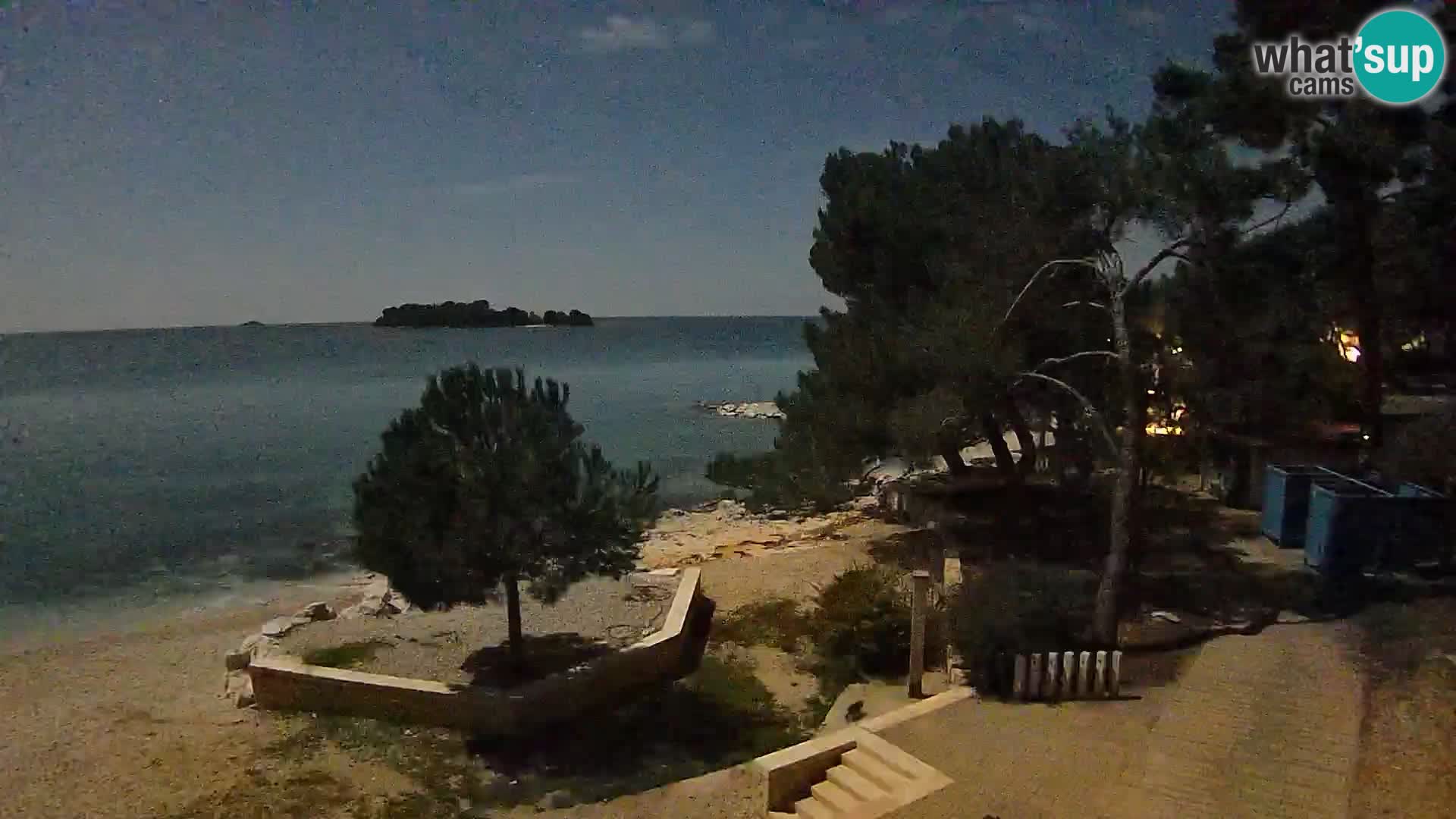 Spletna kamera plaža Borik Rovinj