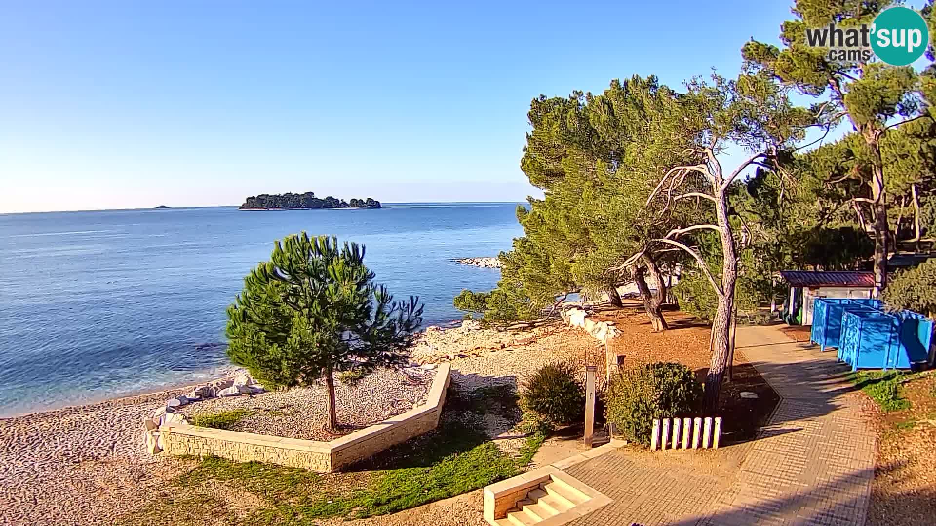 Livecam Borik plage Rovinj – Istrie