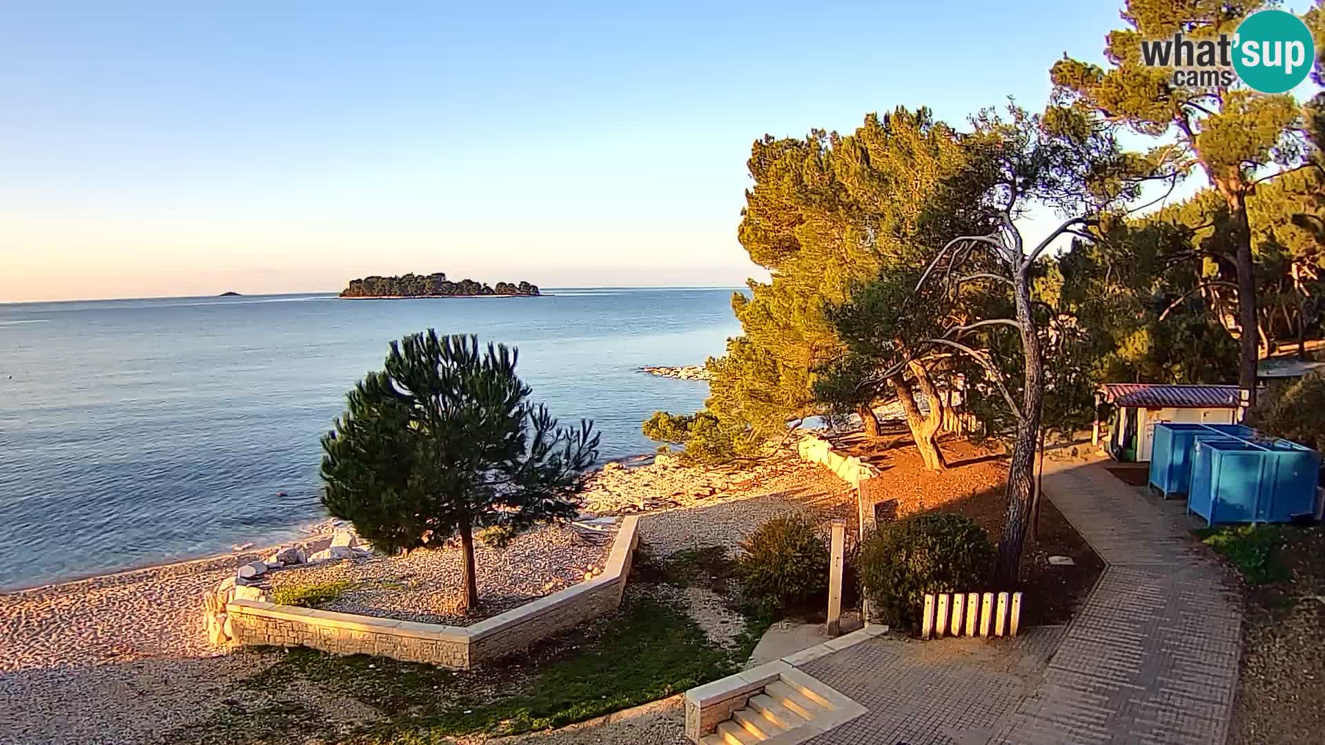 Web kamera Borik plaža Rovinj – Istra