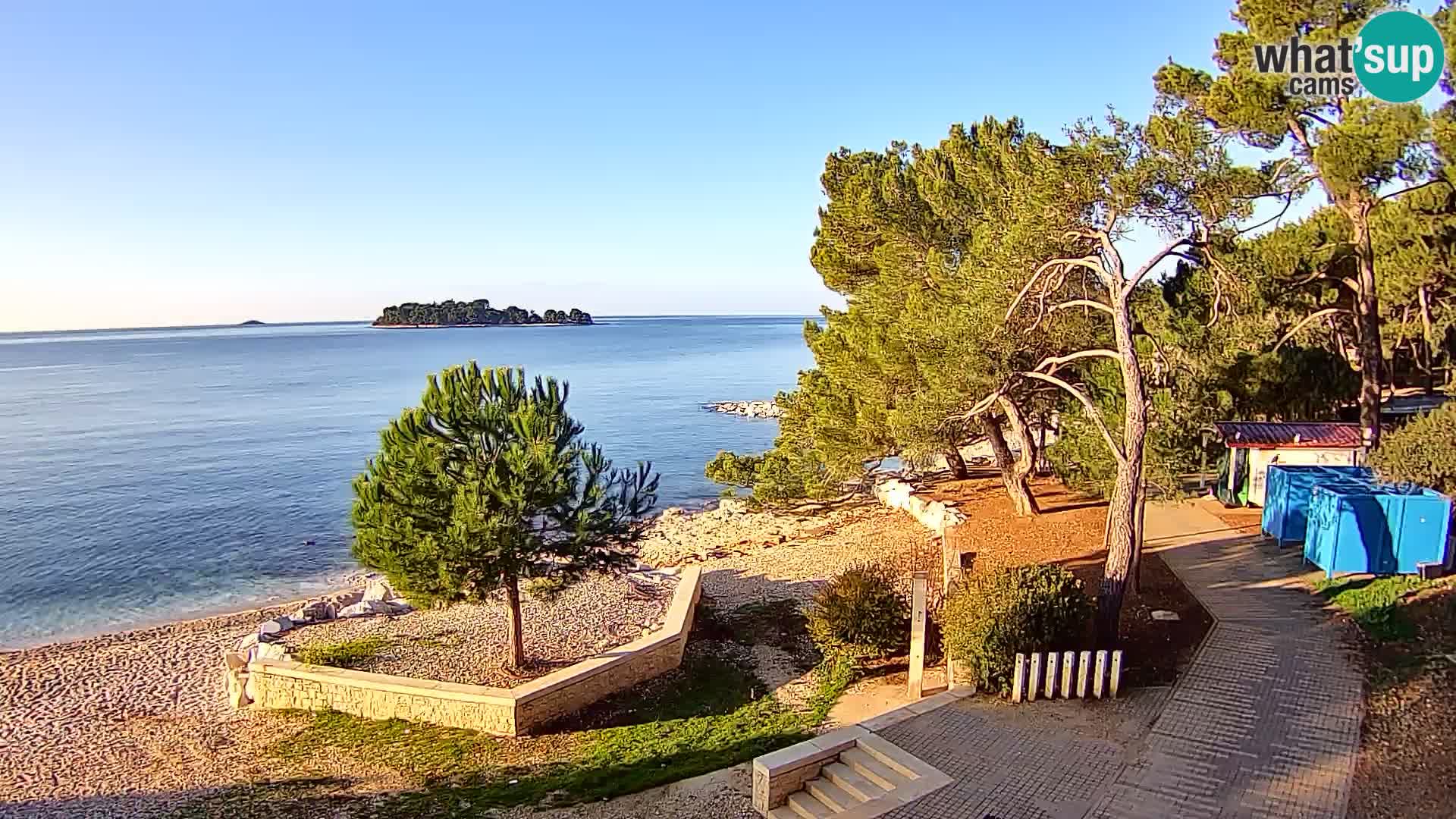 Livecam Borik plage Rovinj – Istrie
