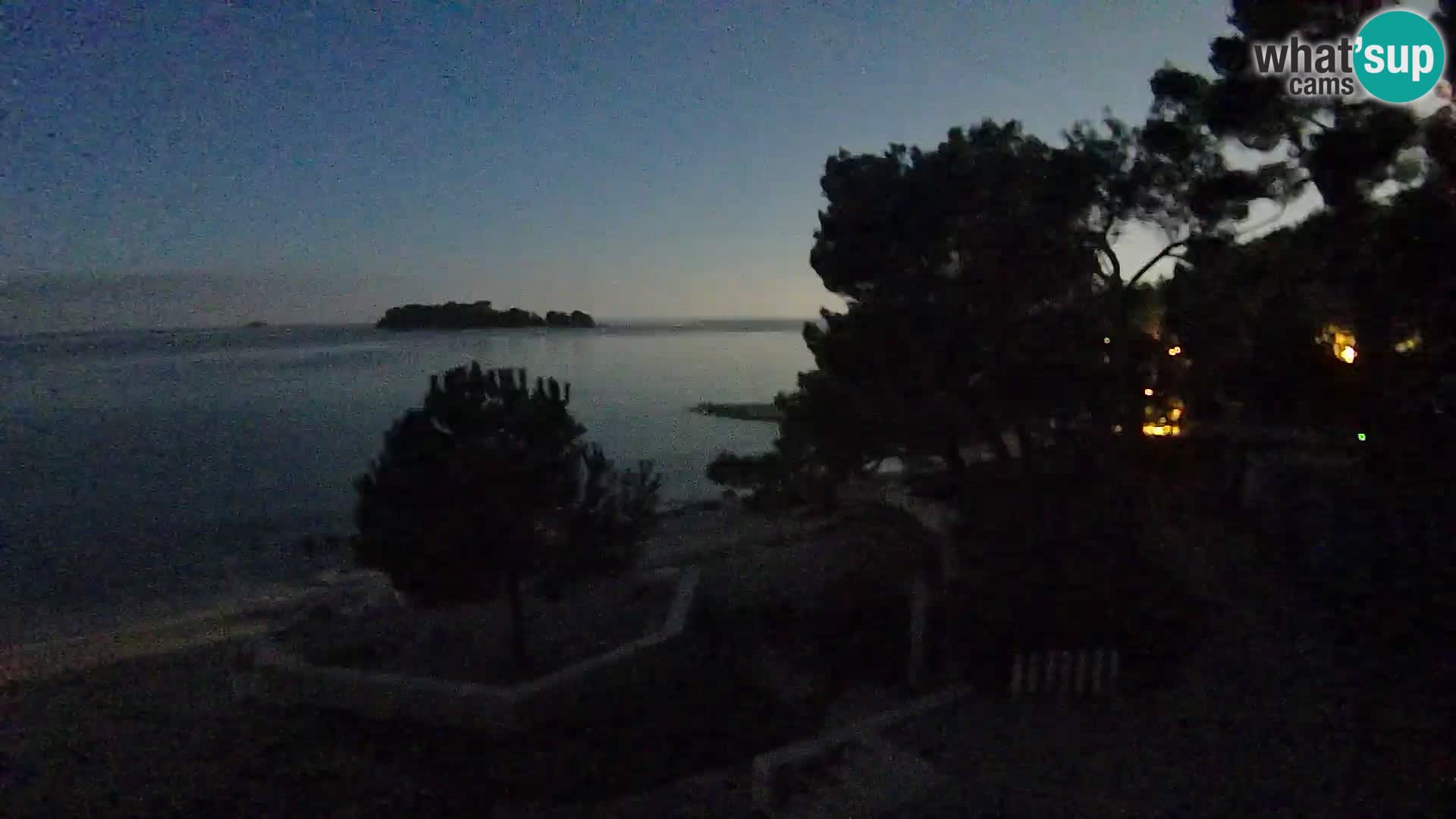 Webcam Spiaggia Borik a Rovigno – Istria