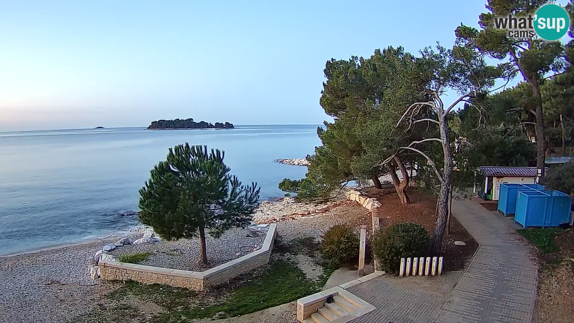 Web kamera Borik plaža Rovinj – Istra