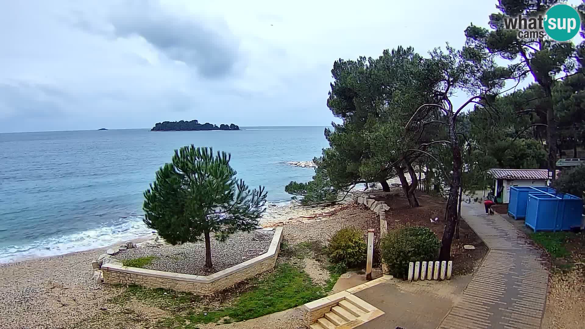 Web kamera Borik plaža Rovinj – Istra