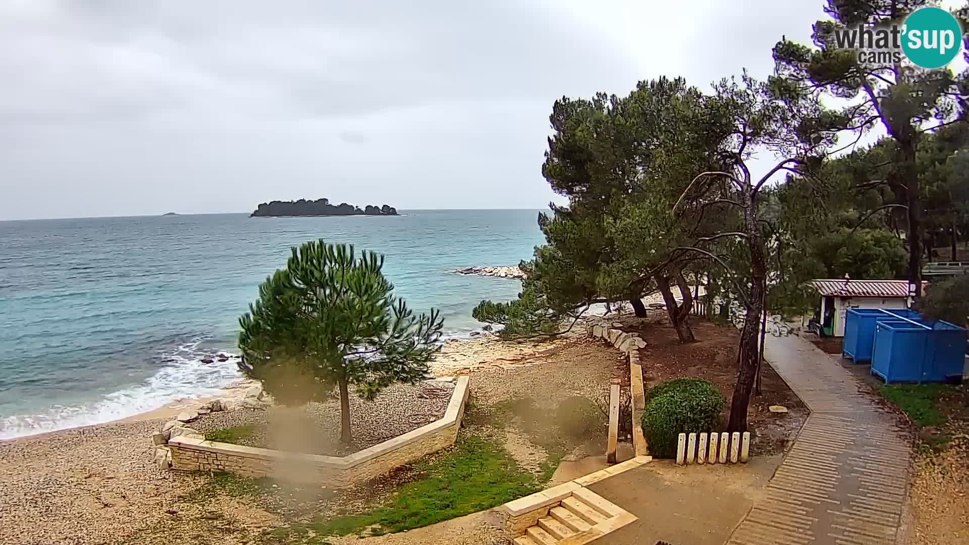 Camera en vivo Borik playa Rovinj – Istria
