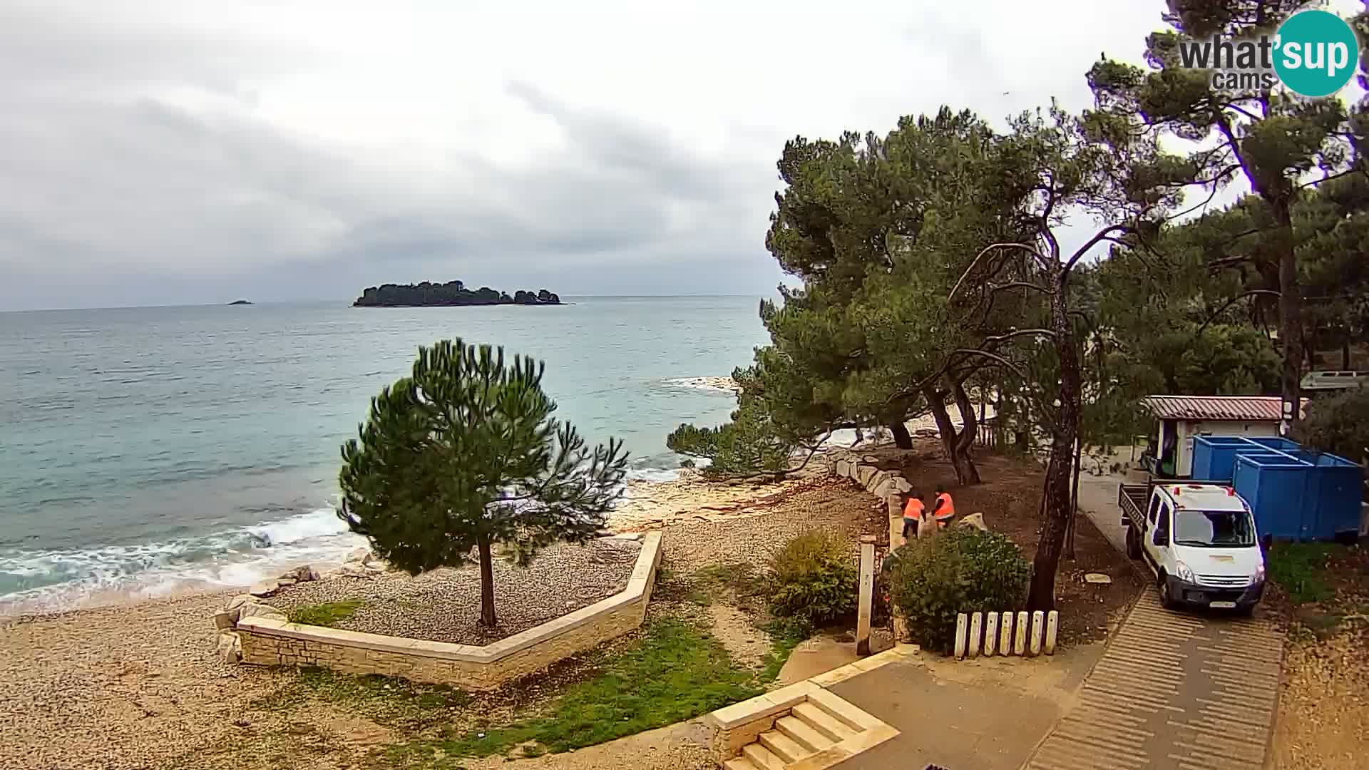 Livecam Borik plage Rovinj – Istrie