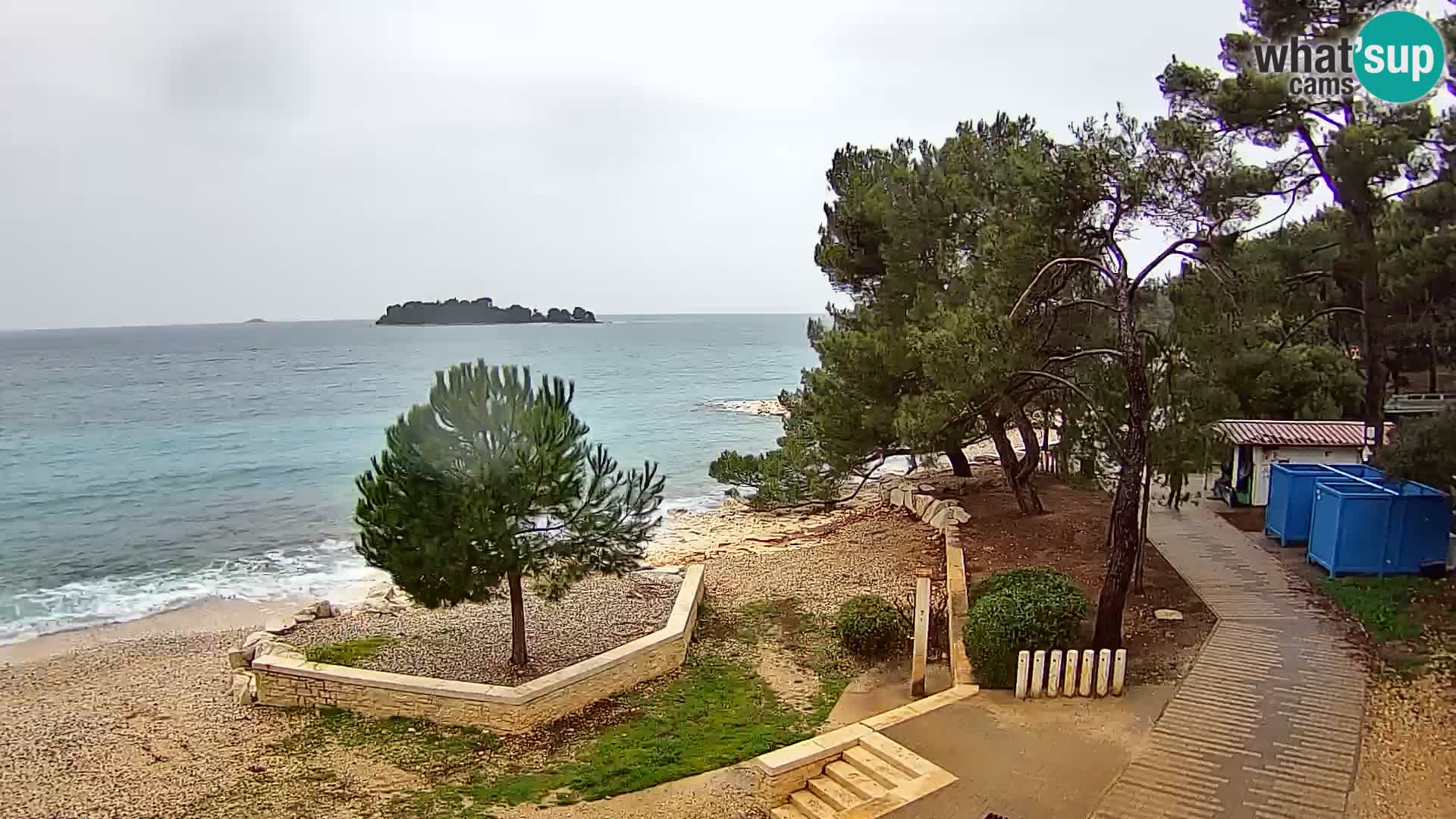 Camera en vivo Borik playa Rovinj – Istria