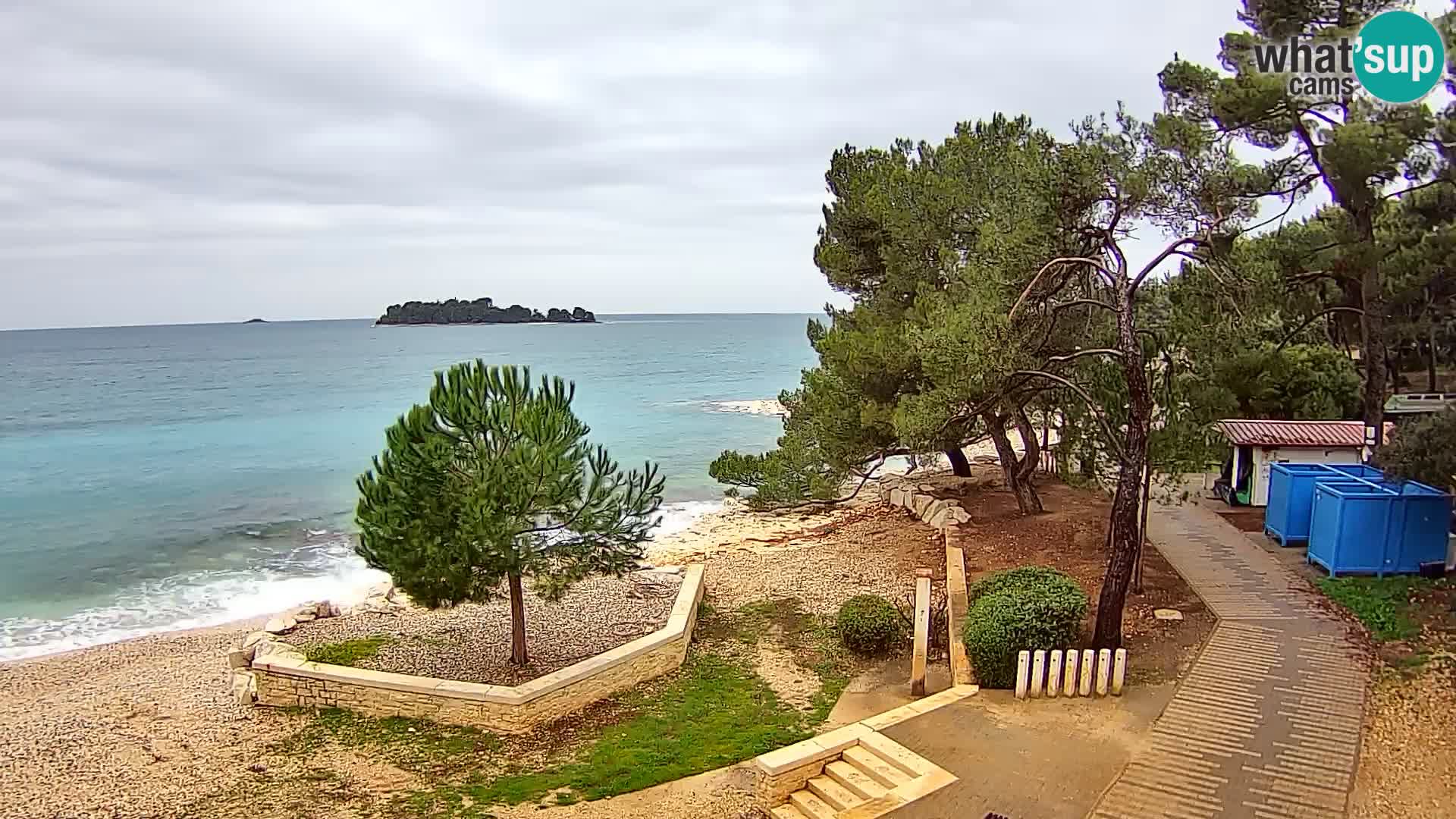 Web kamera Borik plaža Rovinj – Istra