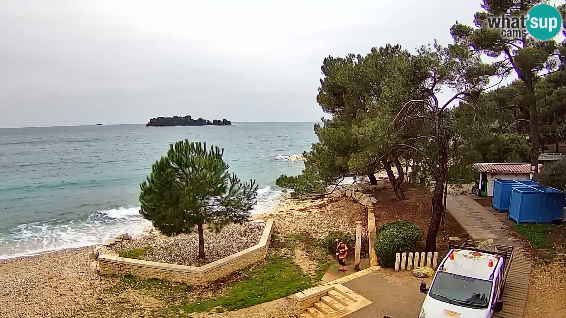 Camera en vivo Borik playa Rovinj – Istria