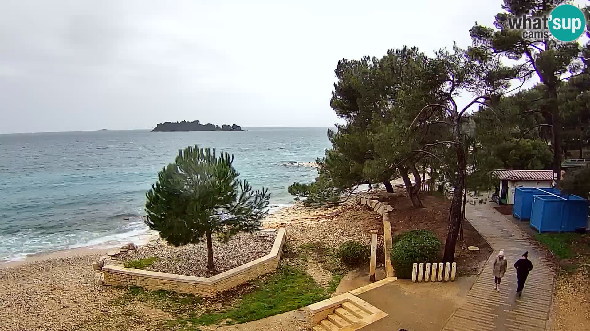 Webcam Spiaggia Borik a Rovigno – Istria