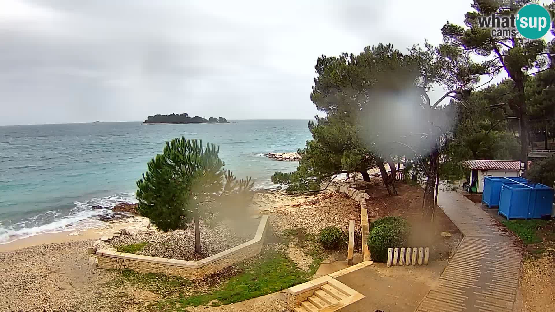 Webcam Spiaggia Borik a Rovigno – Istria