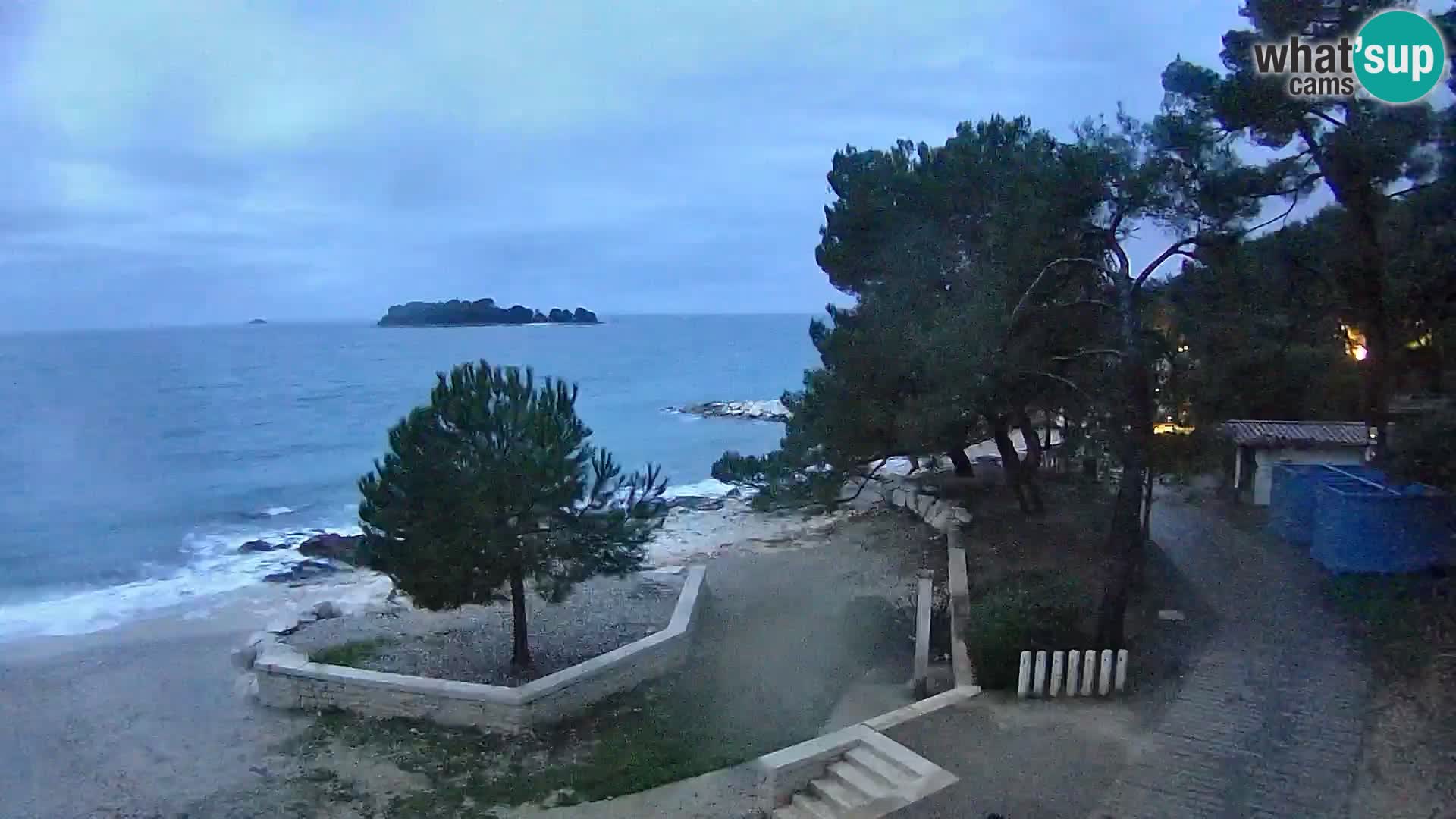 Webcam Spiaggia Borik a Rovigno – Istria