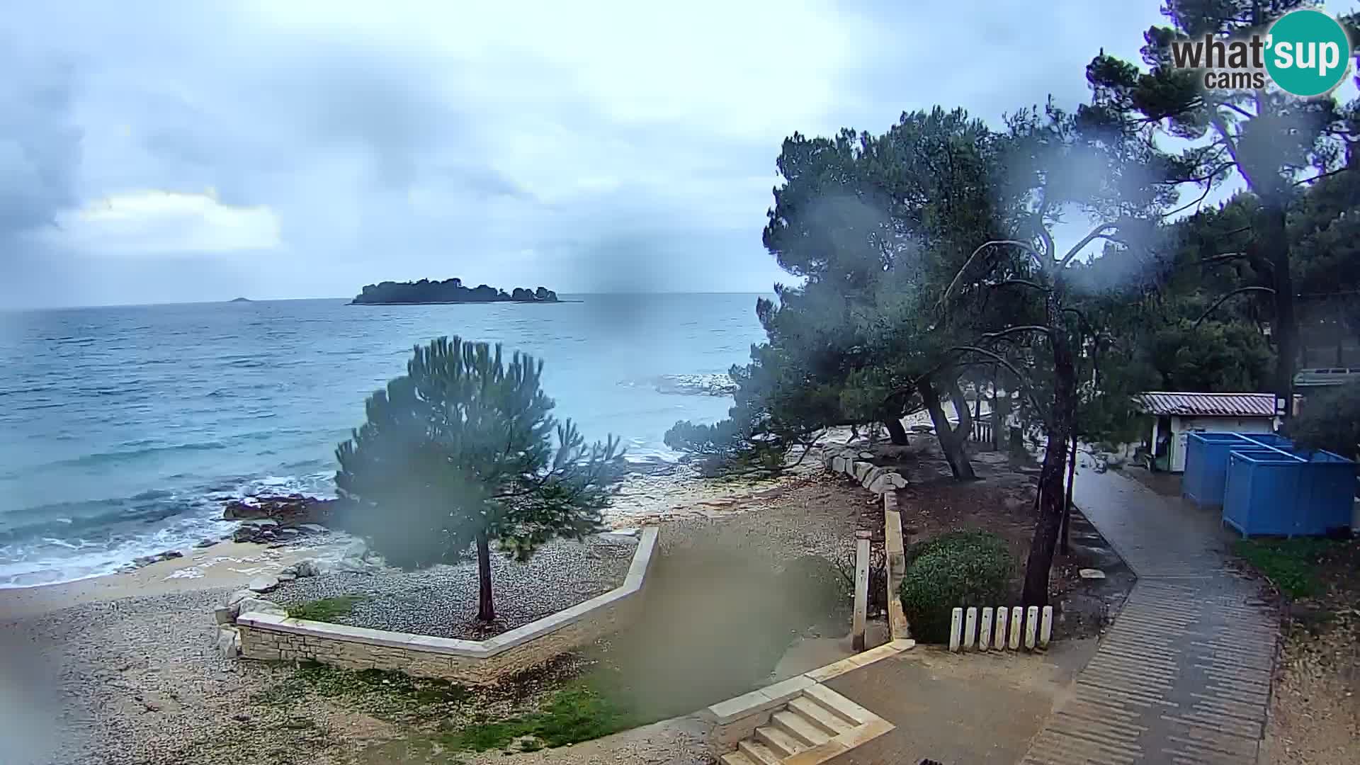 Camera en vivo Borik playa Rovinj – Istria