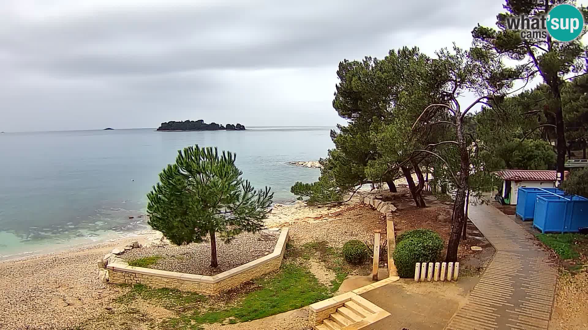 Web kamera Borik plaža Rovinj – Istra