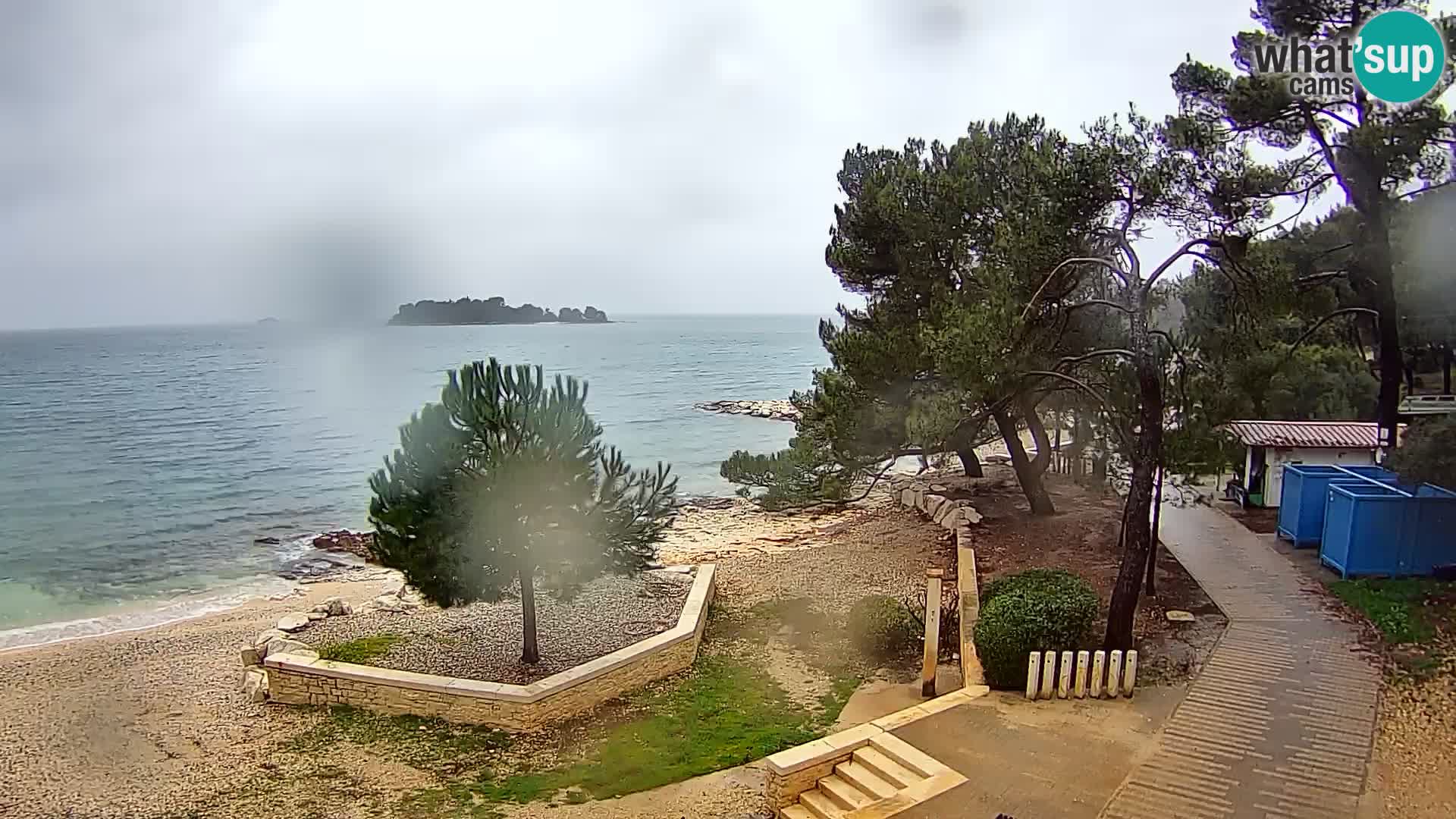 Webcam Spiaggia Borik a Rovigno – Istria
