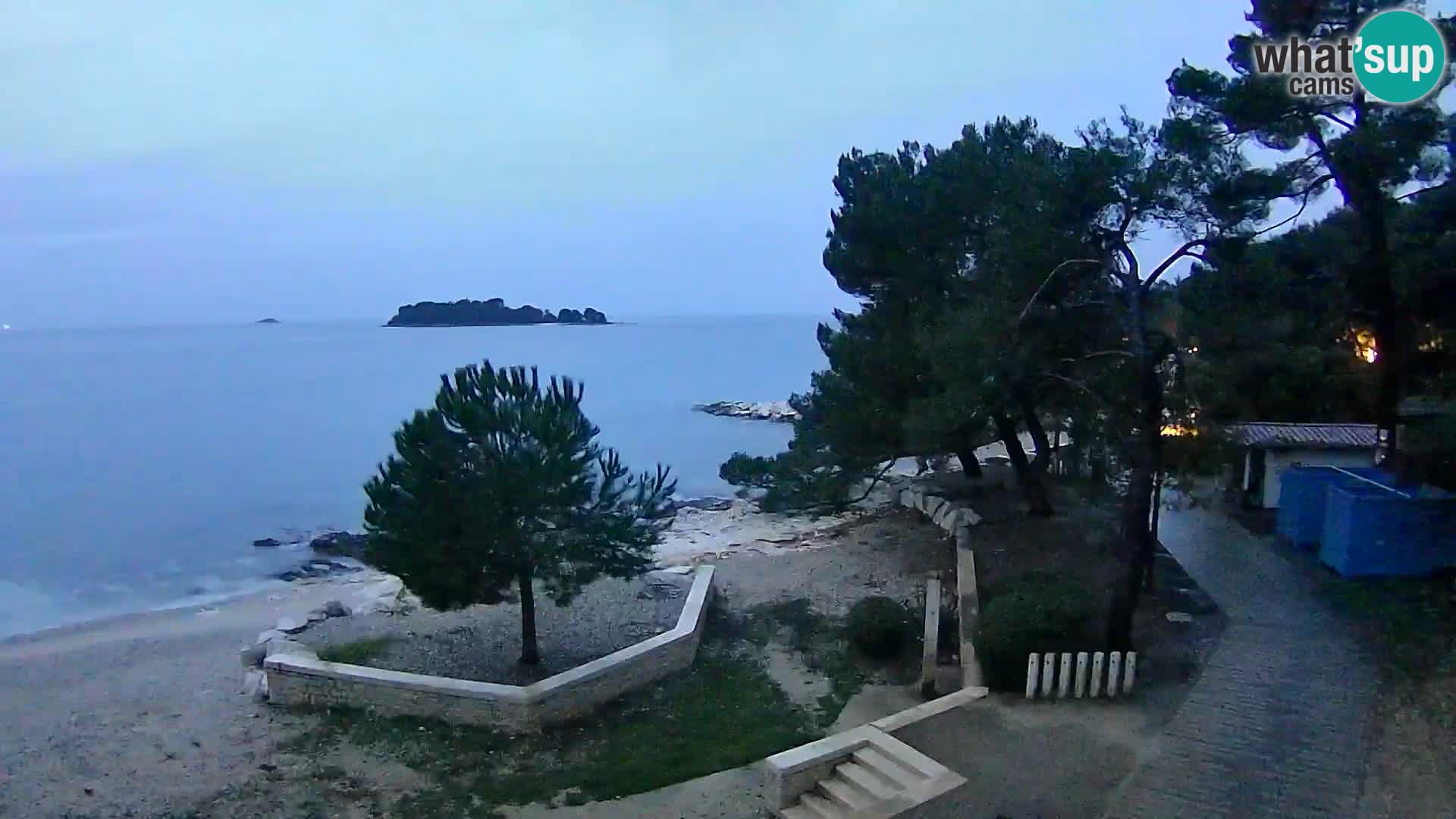 Webcam Spiaggia Borik a Rovigno – Istria