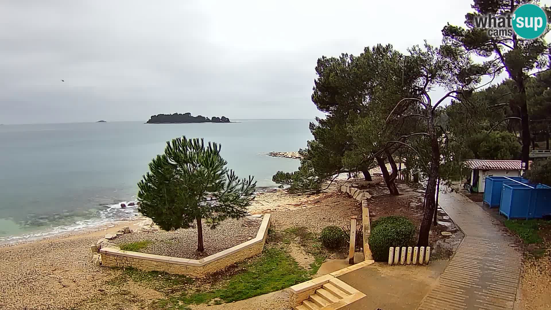 Camera en vivo Borik playa Rovinj – Istria