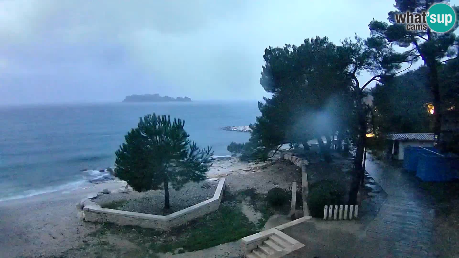 Webcam Spiaggia Borik a Rovigno – Istria