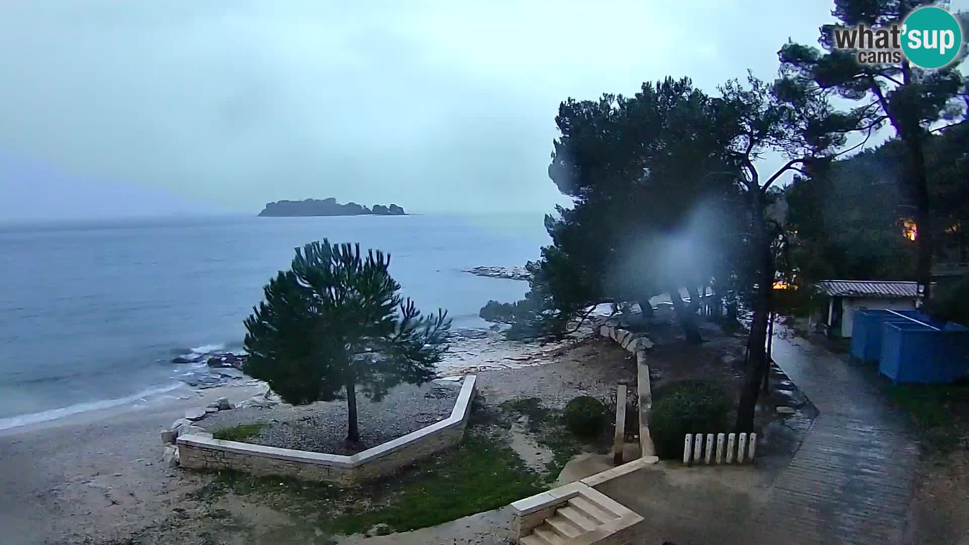 Spletna kamera plaža Borik Rovinj