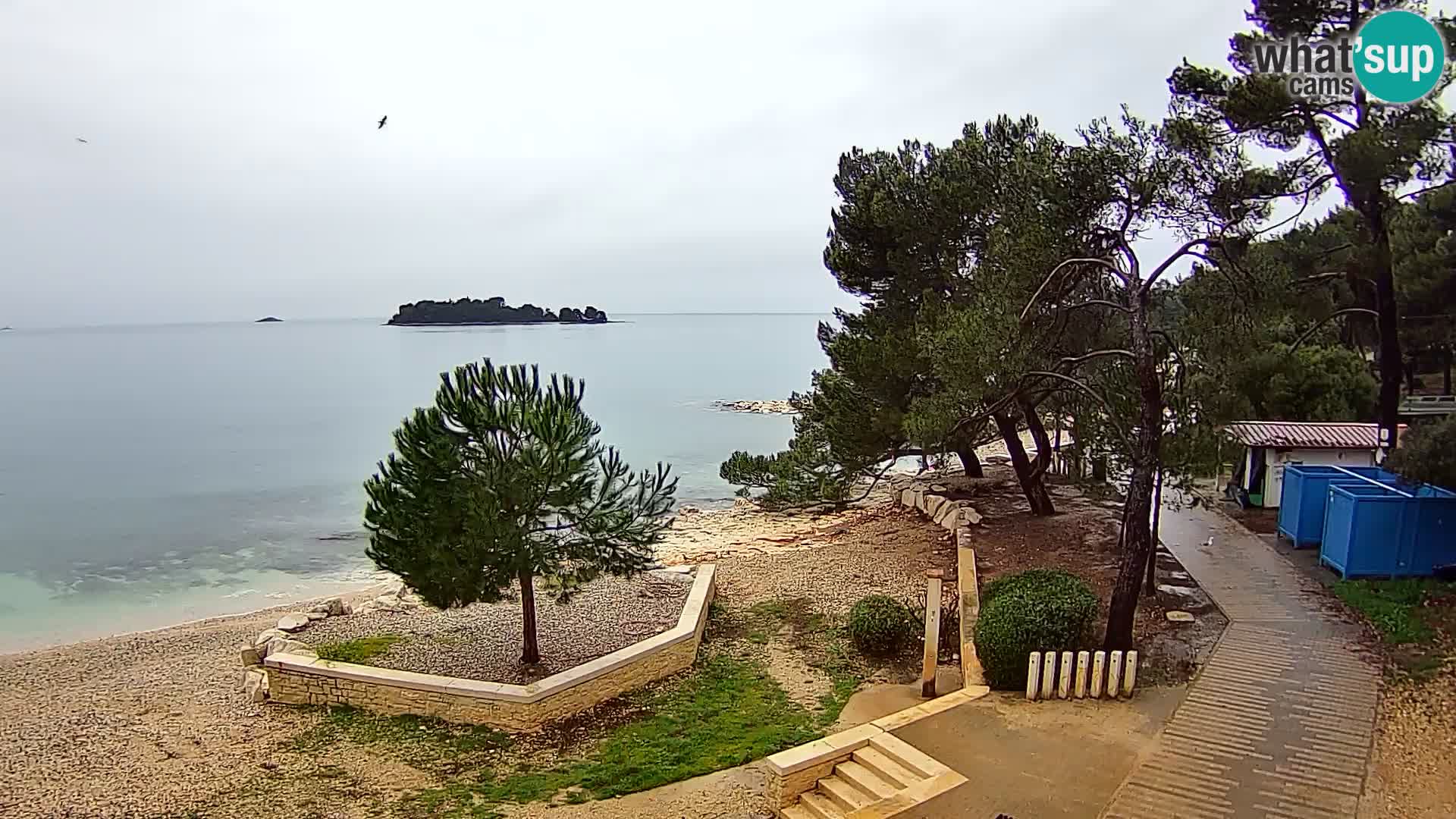 Web kamera Borik plaža Rovinj – Istra