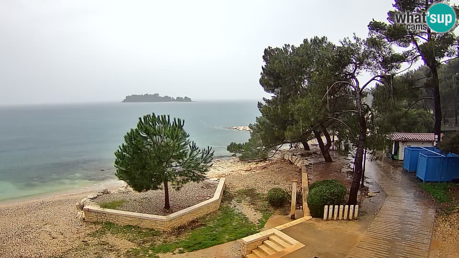 Webcam Spiaggia Borik a Rovigno – Istria