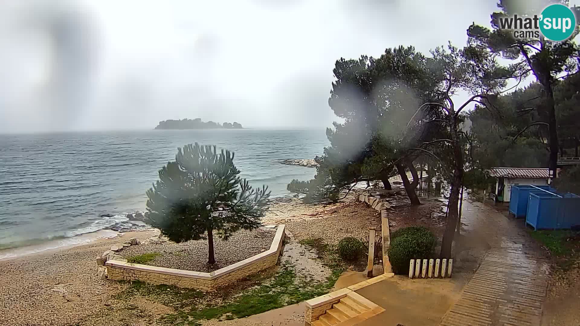 Spletna kamera plaža Borik Rovinj