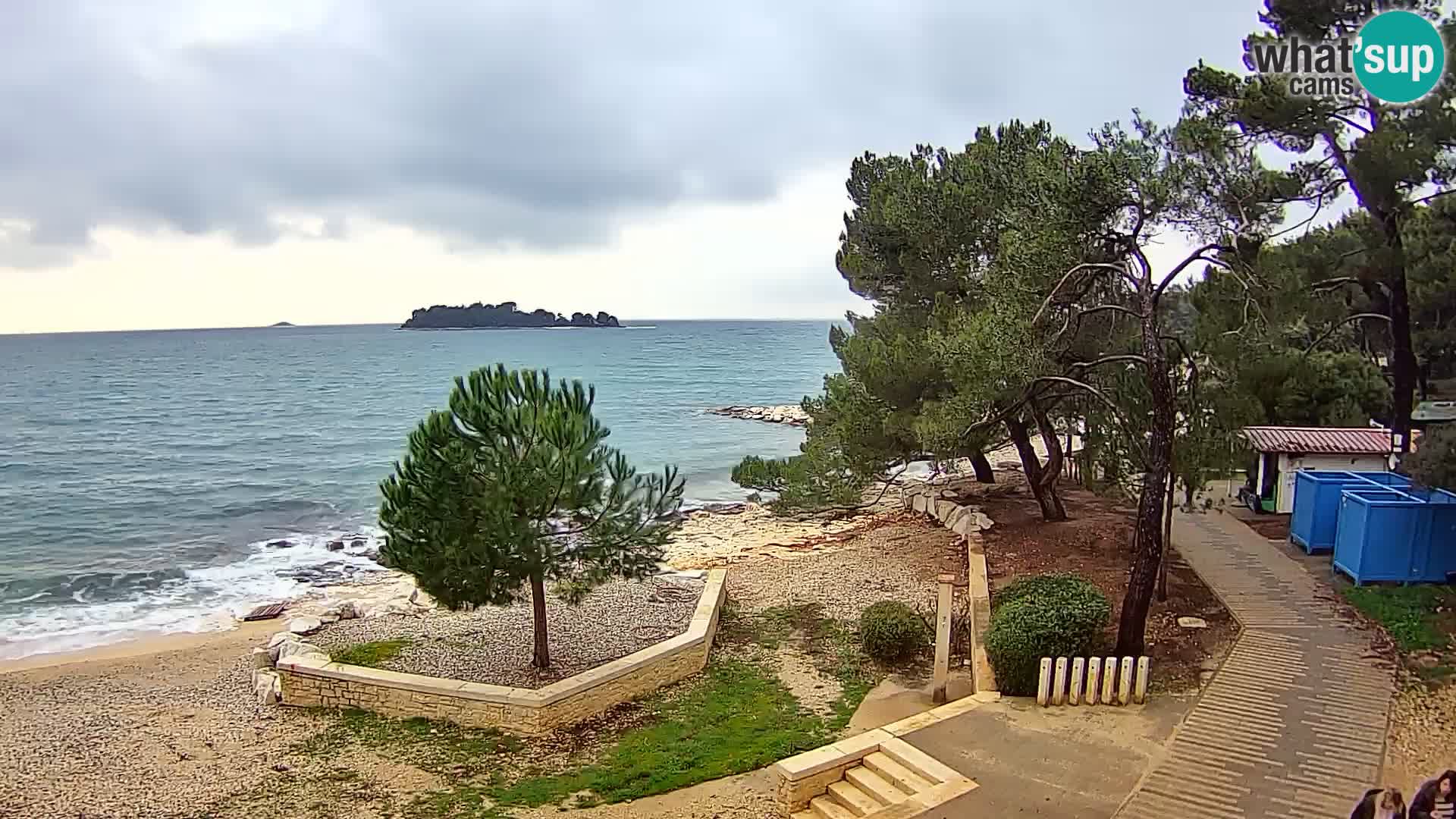 Web kamera Borik plaža Rovinj – Istra