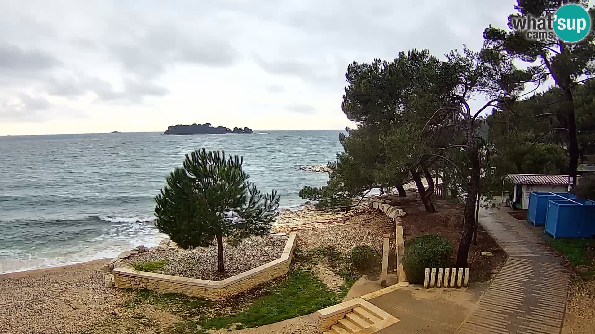 Camera en vivo Borik playa Rovinj – Istria