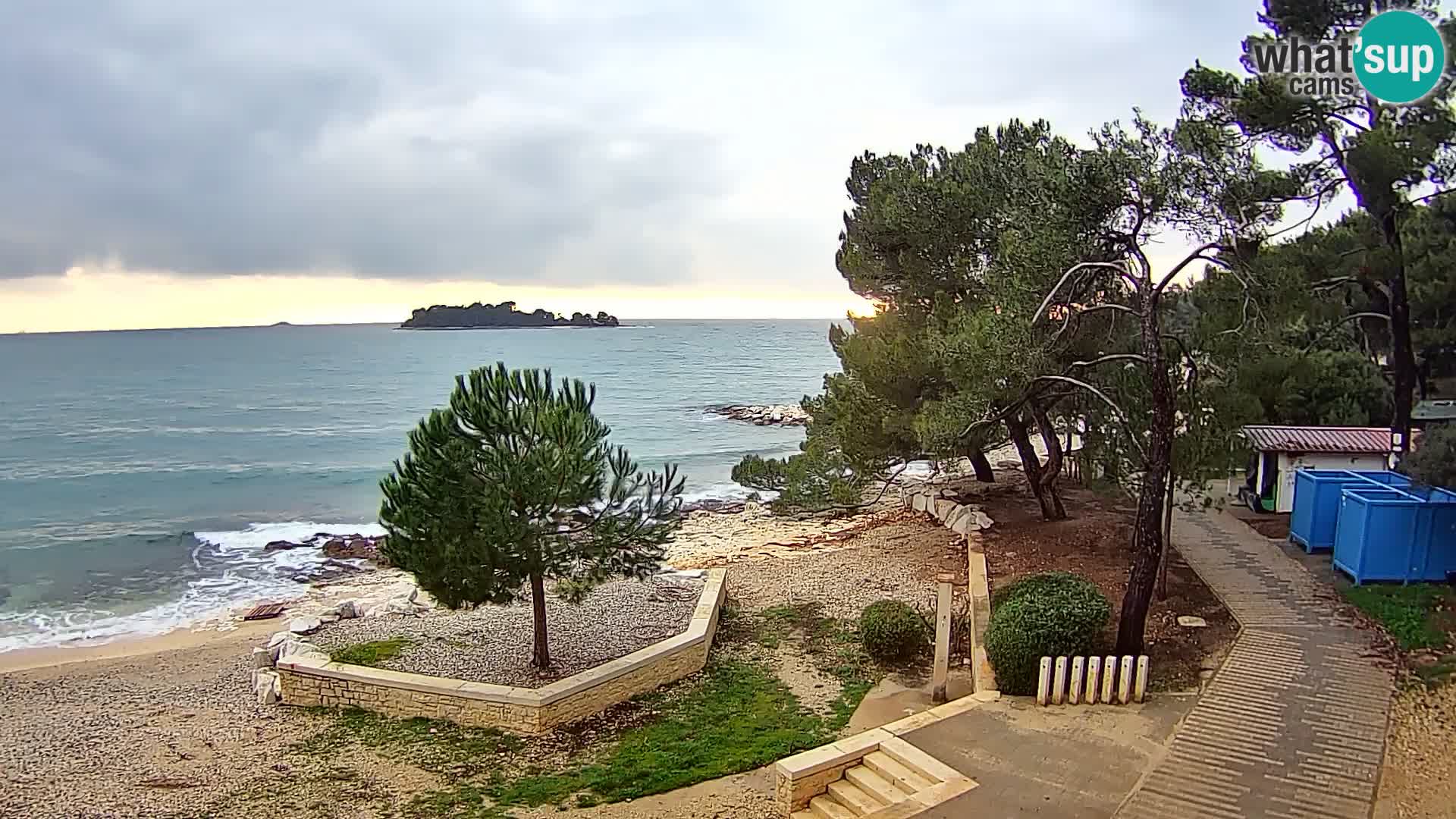 Web kamera Borik plaža Rovinj – Istra