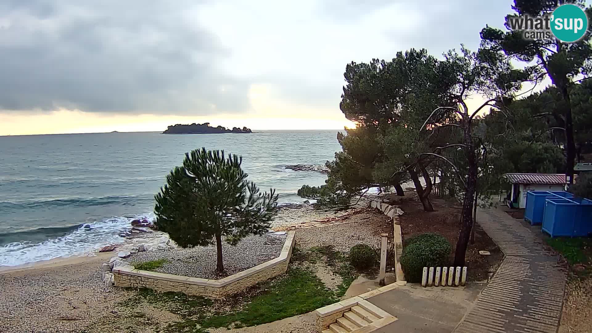 Web kamera Borik plaža Rovinj – Istra