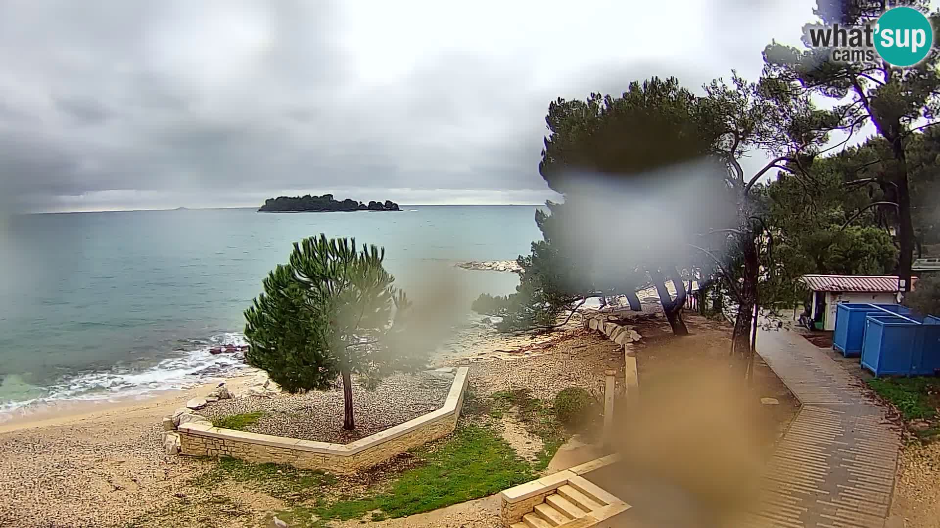Webcam Spiaggia Borik a Rovigno – Istria