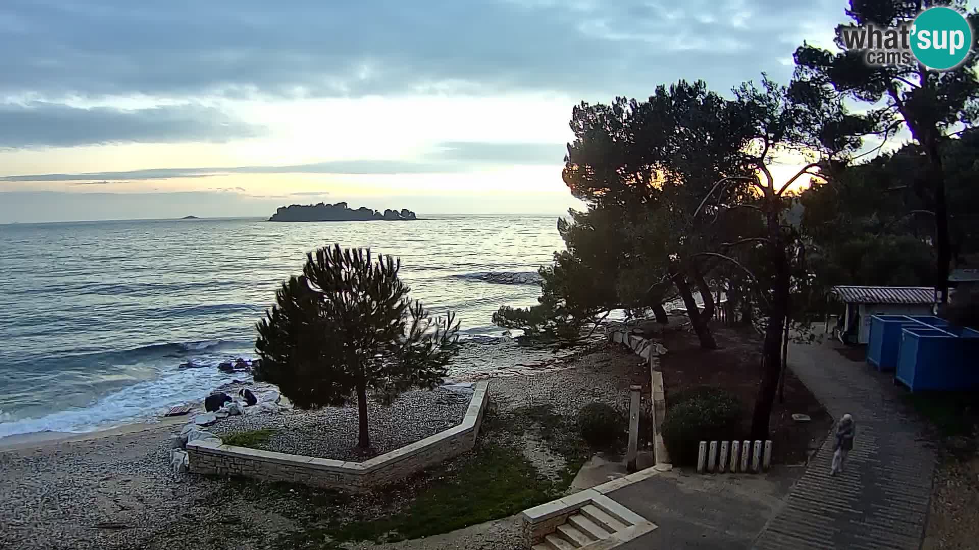 Web kamera Borik plaža Rovinj – Istra