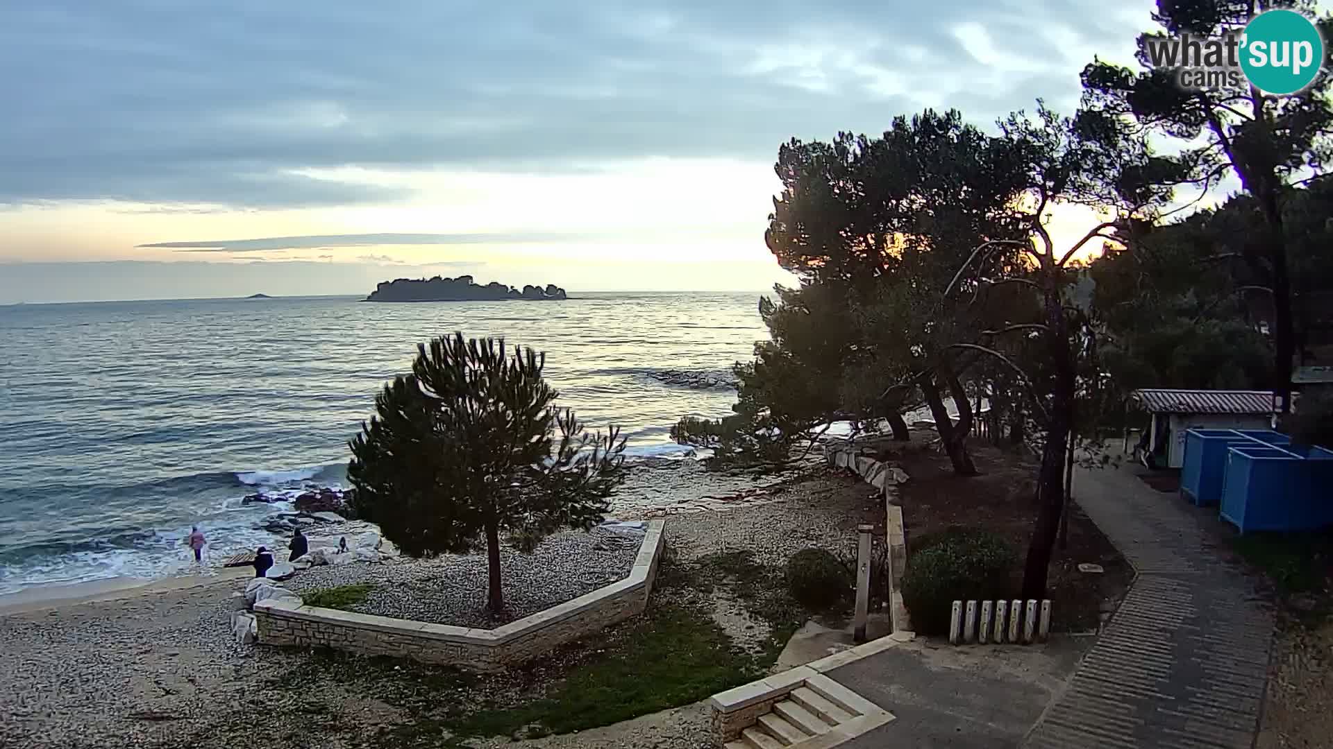 Web kamera Borik plaža Rovinj – Istra