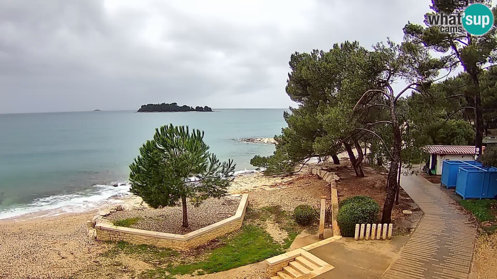 Livecam Borik plage Rovinj – Istrie