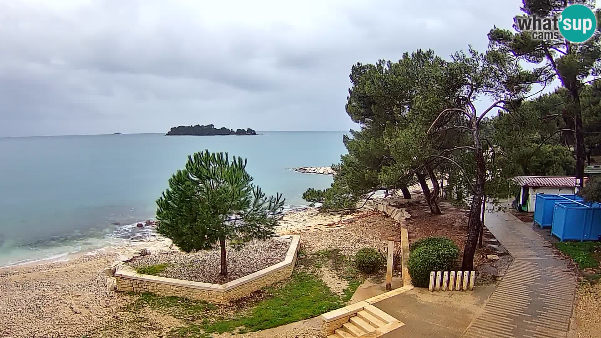 Camera en vivo Borik playa Rovinj – Istria